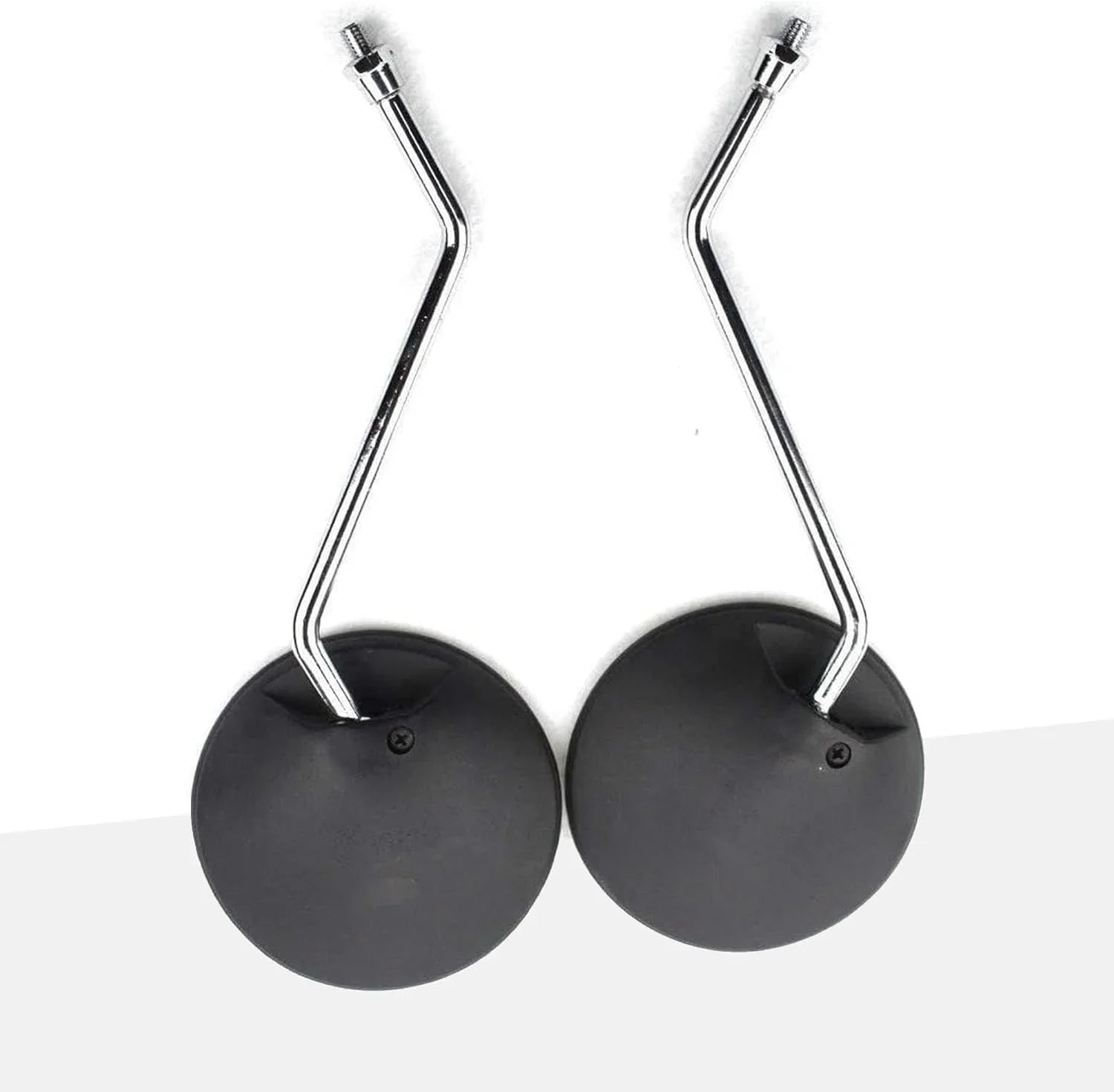 8mm Universal Round Rearview Mirrors for 50cc-250cc ATV, Scooter, Pit Dirt Bike - Black - goofitmoto