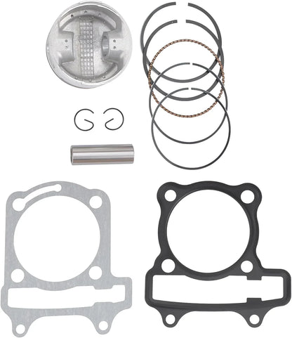 62.5mm Big Bore Cylinder & Head Rebuild Kit for 4-Stroke GY6 150cc 180cc 200cc Upgrade 157QMJ 152QMI - goofitmoto