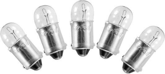 GOOFIT 12V 3W Mini Auto Indicator Bulbs Car Interio Lighting Instrument Lamp for Motorcycle(5 Pack)