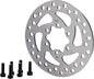 GOOFIT Bicycle motorcycle Disc 120mm Disc Rotor Brake Rotors 6-Bolt mounting For EBikes, Mountain Bike And Sports Bike