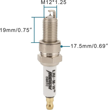 D8RTC Spark Plug for 125cc–250cc EFI ATV UTV Quad Dirt Bike - goofitmoto