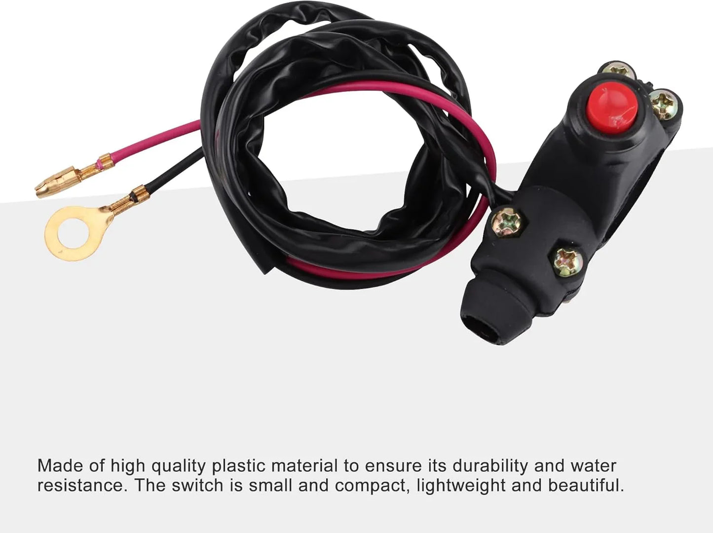7/8" Handlebar Tether Kill Switch (2-Wire) for 110cc 125cc ATV, Pit Bike & Beach Buggy - goofitmoto