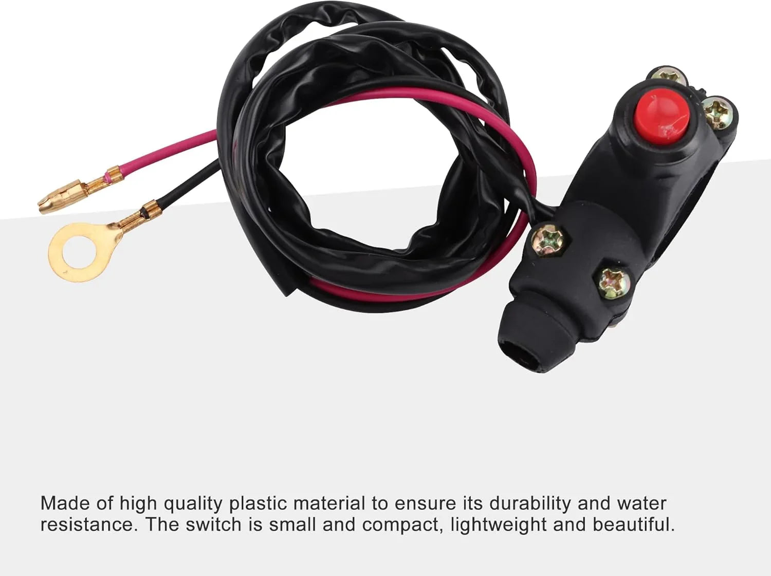 7/8" Handlebar Tether Kill Switch (2-Wire) for 110cc 125cc ATV, Pit Bike & Beach Buggy - goofitmoto