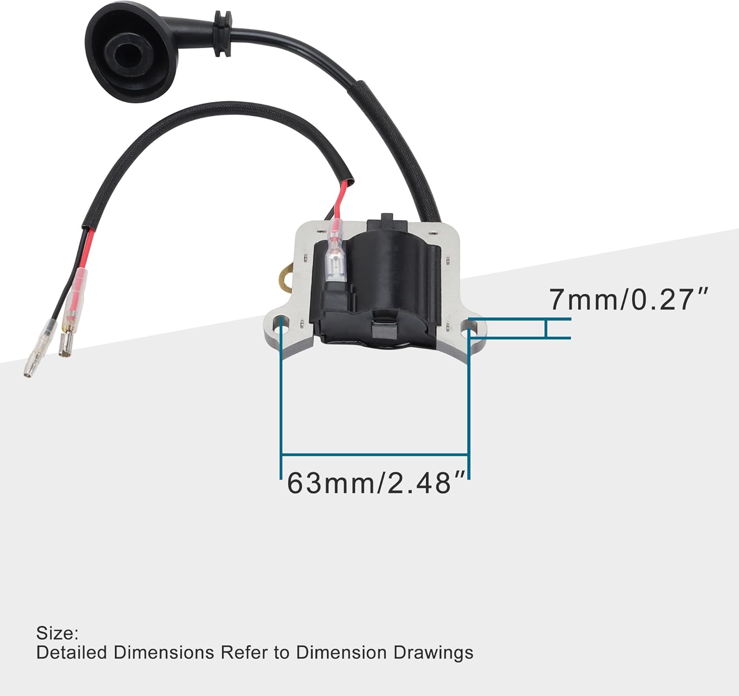 GOOFIT Ignition Coil for 2-stroke 43cc (40-5) & 49cc (44-5) Pocket Bike