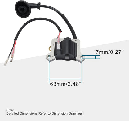 Ignition Coil for 2-Stroke 43cc (40-5) & 49cc (44-5) Pocket Bike - goofitmoto
