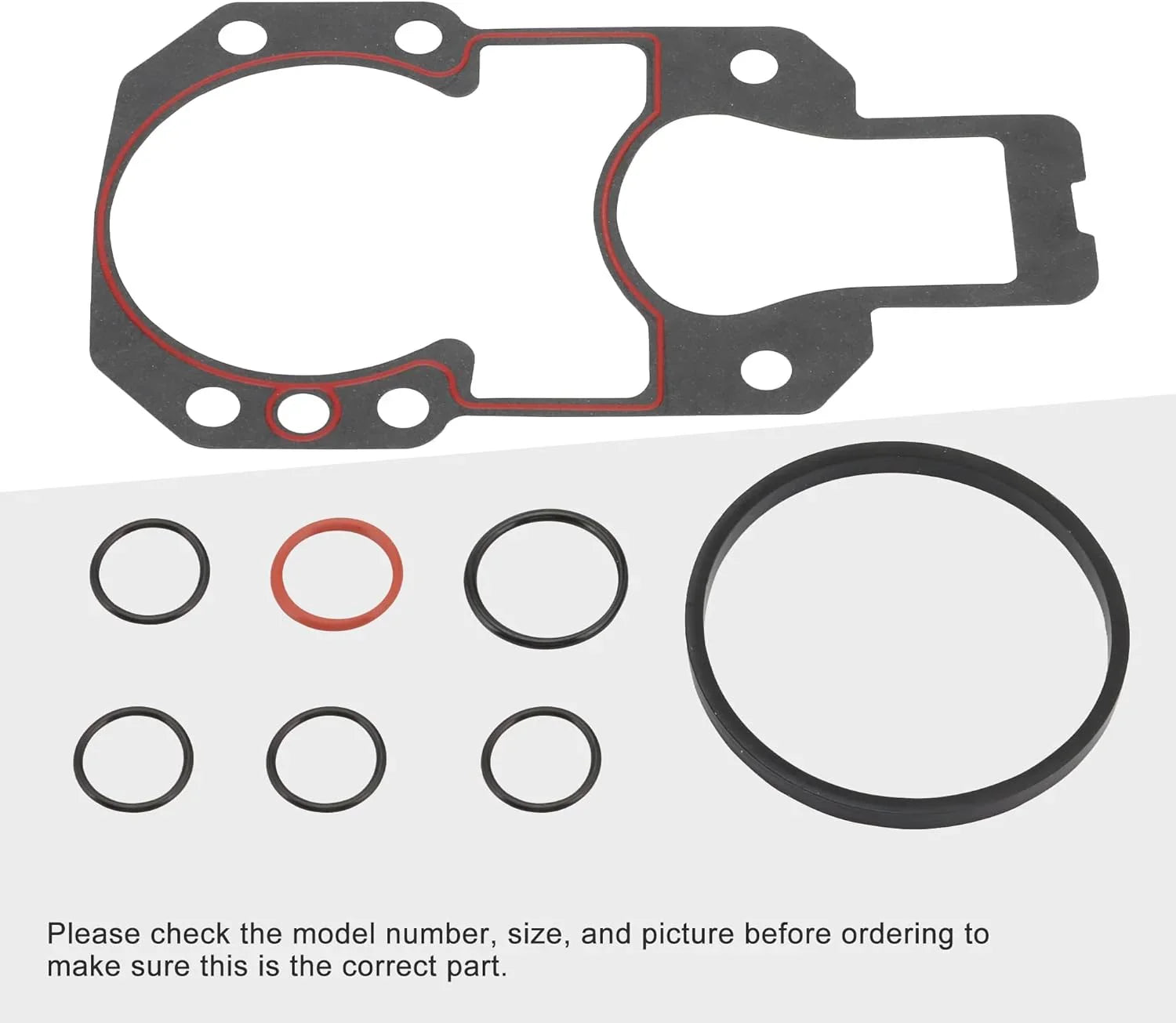 Outdrive Mounting Gasket Set for MerCruiser Alpha One, R, MR | Replaces 27-94996Q2, 18-2619-1 - goofitmoto