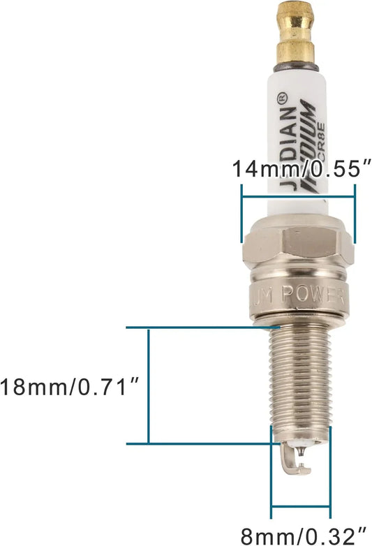 CR8E Spark Plug for Yamaha YFZ450 YZ250F YZ450F 2004–2009 - goofitmoto