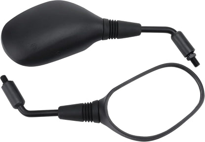 M10 Universal Streamline Rear View Mirrors (360° Rotation) for DVX400, UTV, Large Displacement Motorcycles - goofitmoto