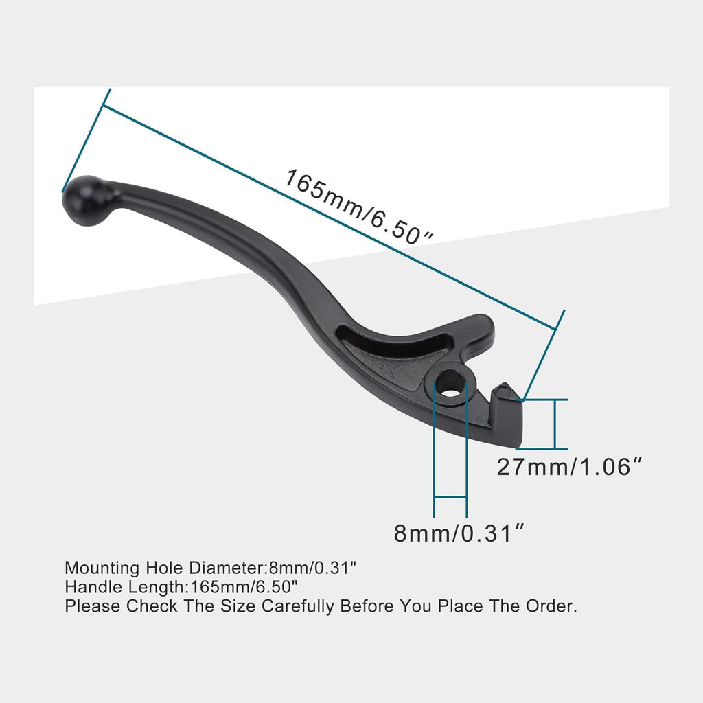 GOOFIT Left Brake Lever Handle for 50cc 70cc 90cc 110cc 125cc Chinese ATV Quad TaoTao Roketa Sunl JCL