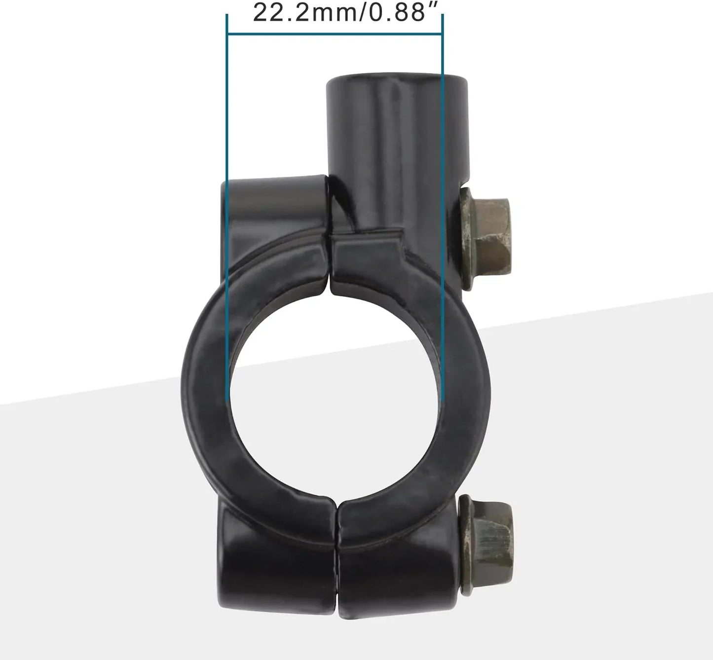 Universal 360° Rotating Rear View Mirrors with 7/8" Handlebar Mount for ATV, Scooter, Dirt Bike - goofitmoto
