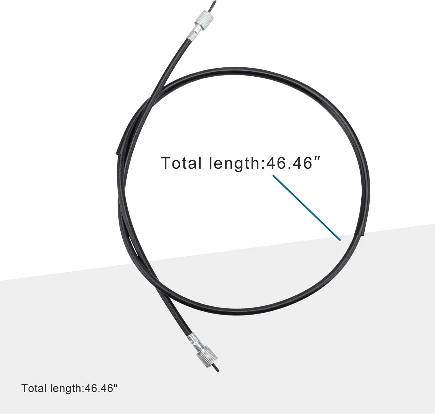 46.46" Speedometer Cable for 150cc–250cc ATV, Scooter, & Go Kart | 10mm Thread - goofitmoto