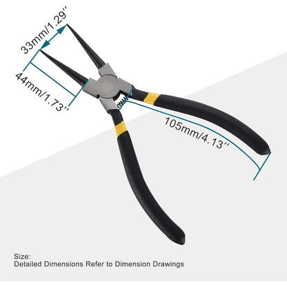 K-06 Precision Internal Straight Snap Ring Pliers | Heavy-Duty Circlip Tool - goofitmoto
