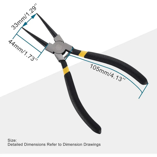K-06 Precision Internal Straight Snap Ring Pliers | Heavy-Duty Circlip Tool - goofitmoto
