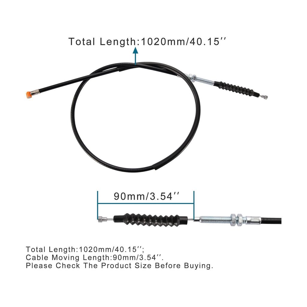 GOOFIT 40.16" Clutch Cable Replacement for 125cc 150cc 200cc 250cc Pit Dirt Bike ATV Quad Taotao Baja SSR Off Road Motorbike Motocross