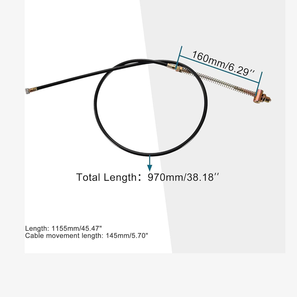 GOOFIT 38.18" Drum Brake Cable for 50cc 70cc 90cc 110cc 125cc 140cc 150cc Engine Pit Dirt Bike Off Road Motorcycle