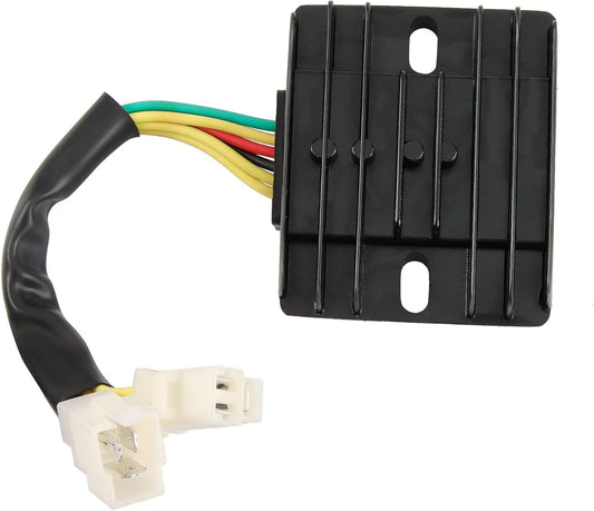 6-pin DC regulator rectifier with wiring harness for GY6 50cc 150cc scooters