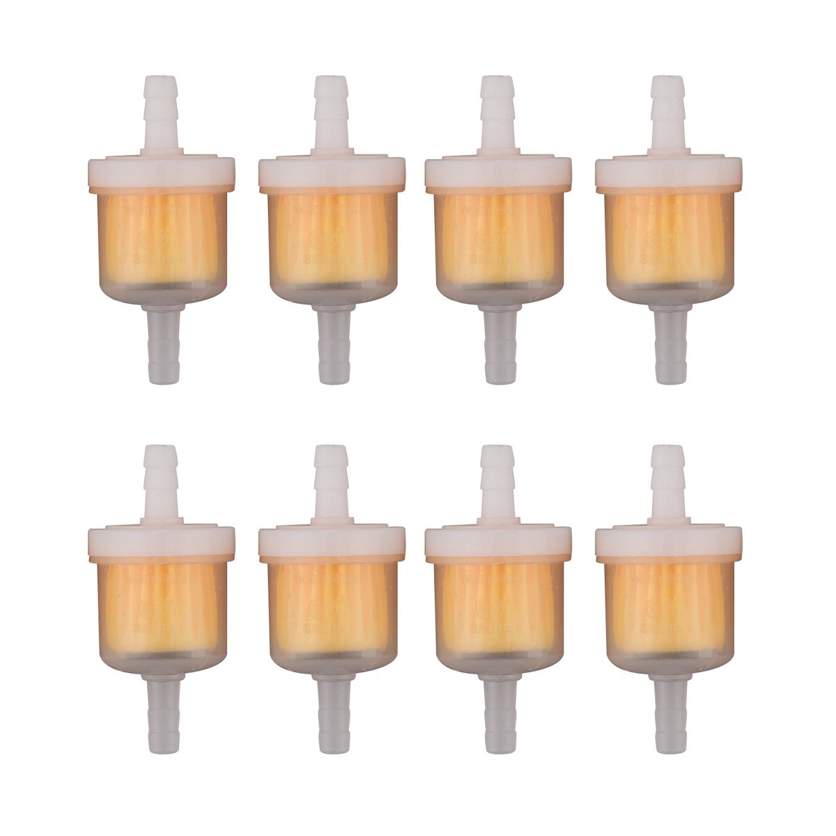 1/4" 6mm Fuel Filter Pack of 8 for 50cc-150cc ATV Dirt Bike Scooter