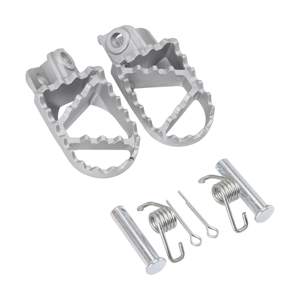 GOOFIT 8mm Foot Pegs Aluminium Foot Rest Replacement for 50cc 70cc 100cc 125cc 250cc Dirt Bike Motorcycle