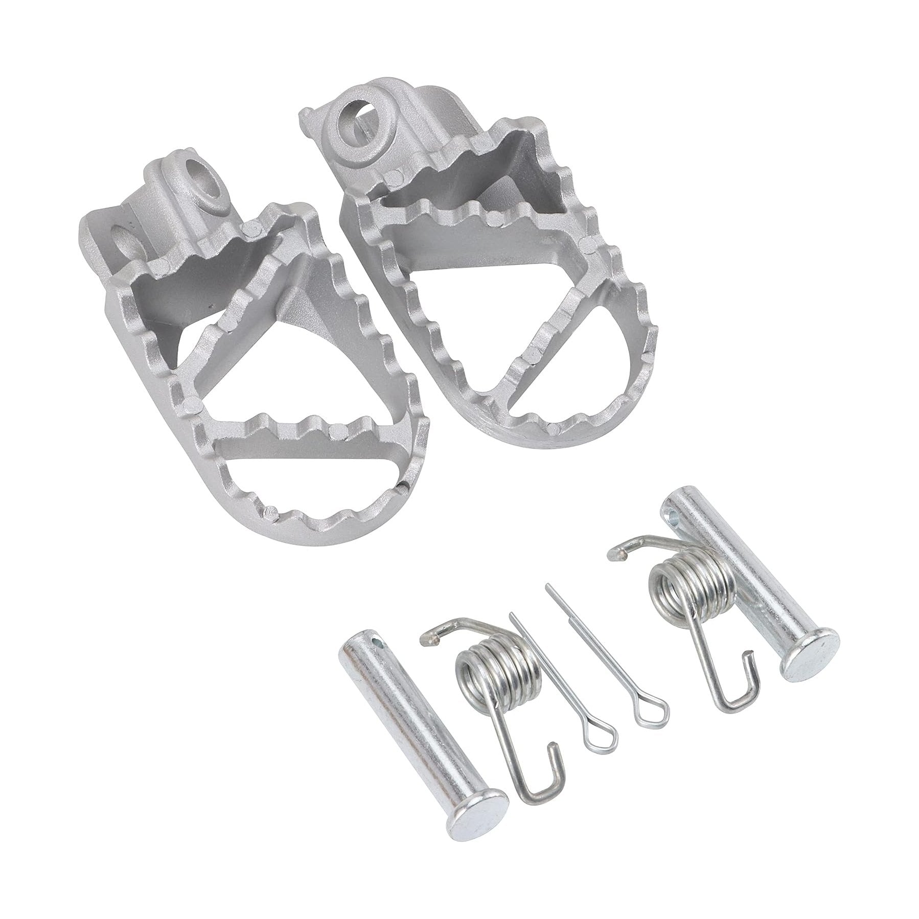 GOOFIT 8mm Foot Pegs Aluminium Foot Rest Replacement for 50cc 70cc 100cc 125cc 250cc Dirt Bike Motorcycle