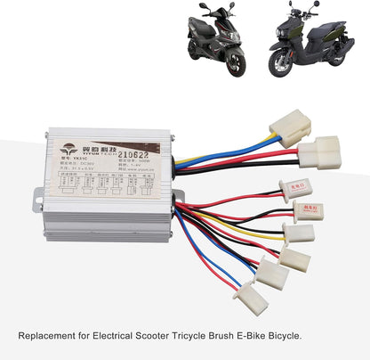 36V 500W DC Brushed Motor Speed Controller for Electric Scooter, E-Bike & Tricycle