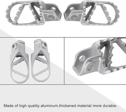 Universal 8mm Aluminum Foot Pegs for 50cc-250cc Dirt Pit Bike, Motocross (Pair) - goofitmoto
