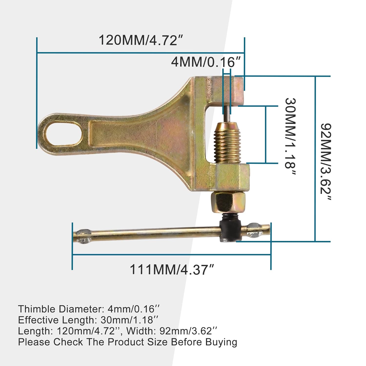 GOOFIT Chain Breaker #428 520 525 528 530 Chain Tool for Pit Dirt Bike Bicycle ATV Quad Go Kart Scooter Motorcycle Bicycle