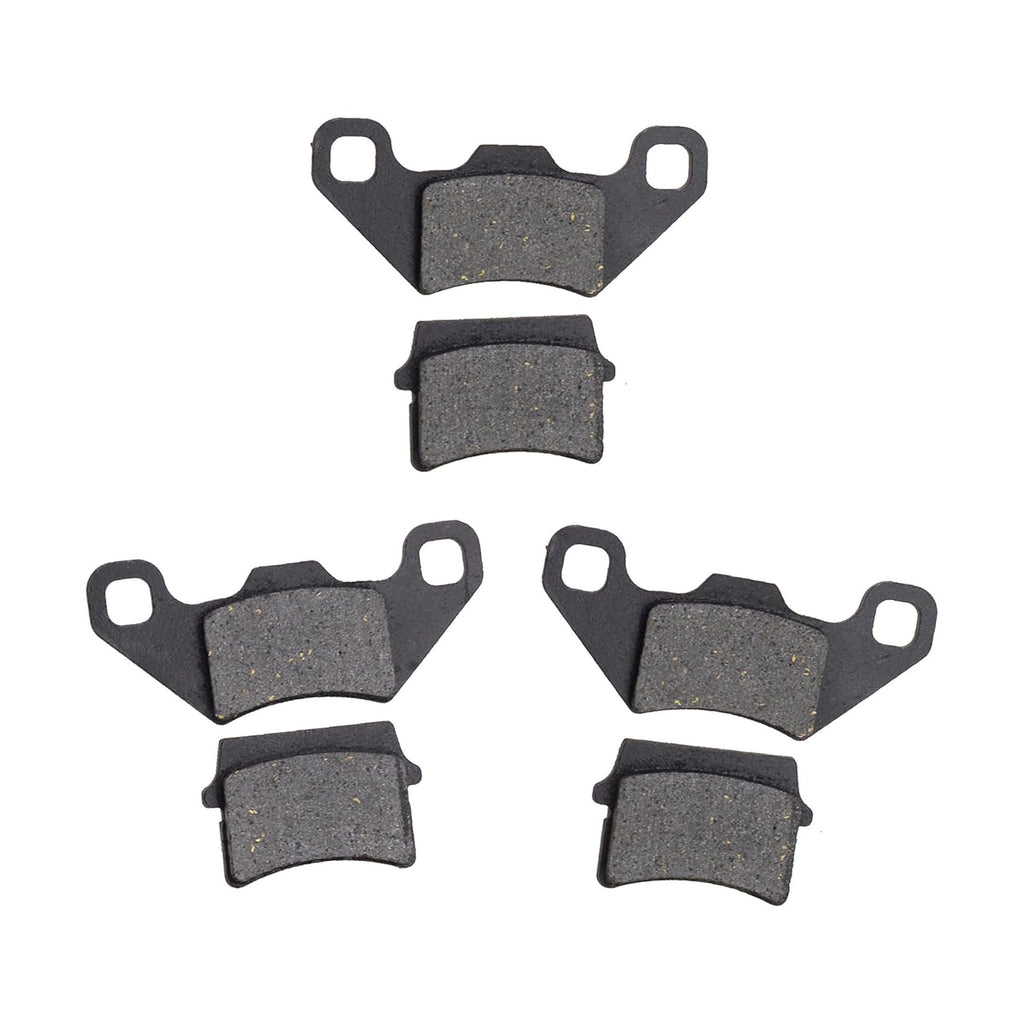GOOFIT Rear Disc Brake Pad Replacement for 50cc 70cc 90cc 110cc 125cc ATV&GK Go Kart Quad Bikes Dune Buggy 4 Wheeler 3 Pair