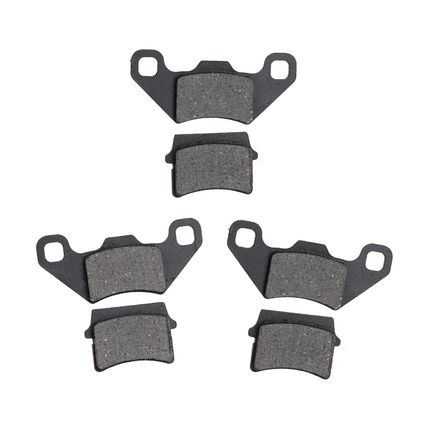 GOOFIT Rear Disc Brake Pad Replacement for 50cc 70cc 90cc 110cc 125cc ATV&GK Go Kart Quad Bikes Dune Buggy 4 Wheeler 3 Pair