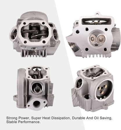 47mm Cylinder Head Assembly for 4-Stroke 70cc ATV Go Kart Scooter Dirt Bike - goofitmoto
