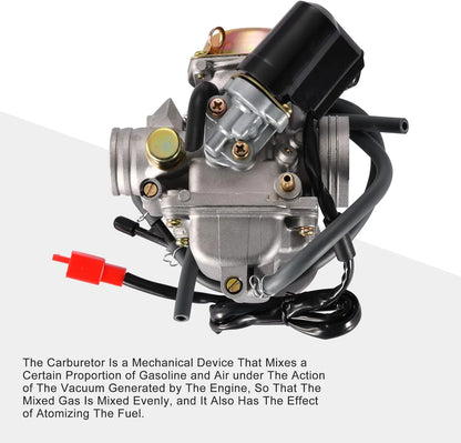Carburetor PD24J 24mm for GY6 125cc 150cc 4-Stroke Engine | Scooter & Moped - goofitmoto