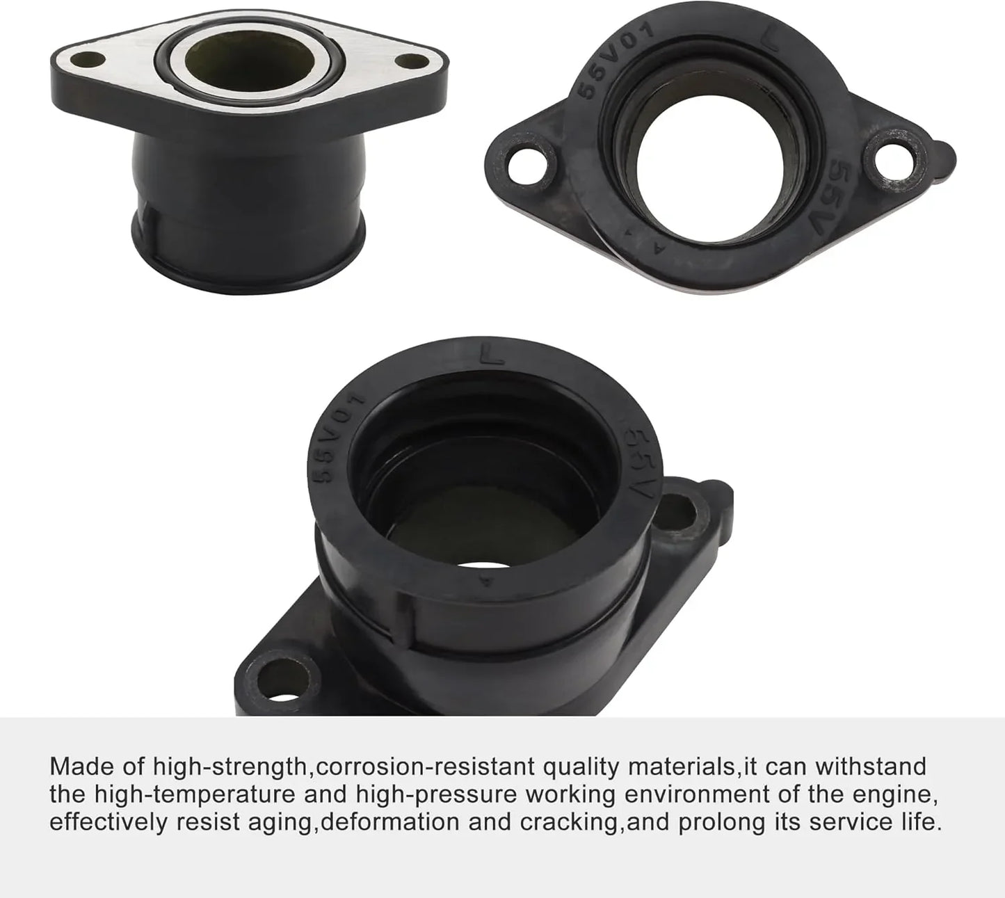 Intake Manifold Boot Set for Yamaha XT350 TT350 | OEM 42U-13596-01 & 55V-13586-01 - goofitmoto