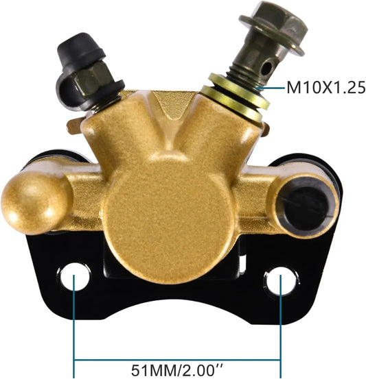 Front Left & Right Hydraulic Disc Brake Caliper Set for 50cc-125cc ATV & Dirt Bike - goofitmoto