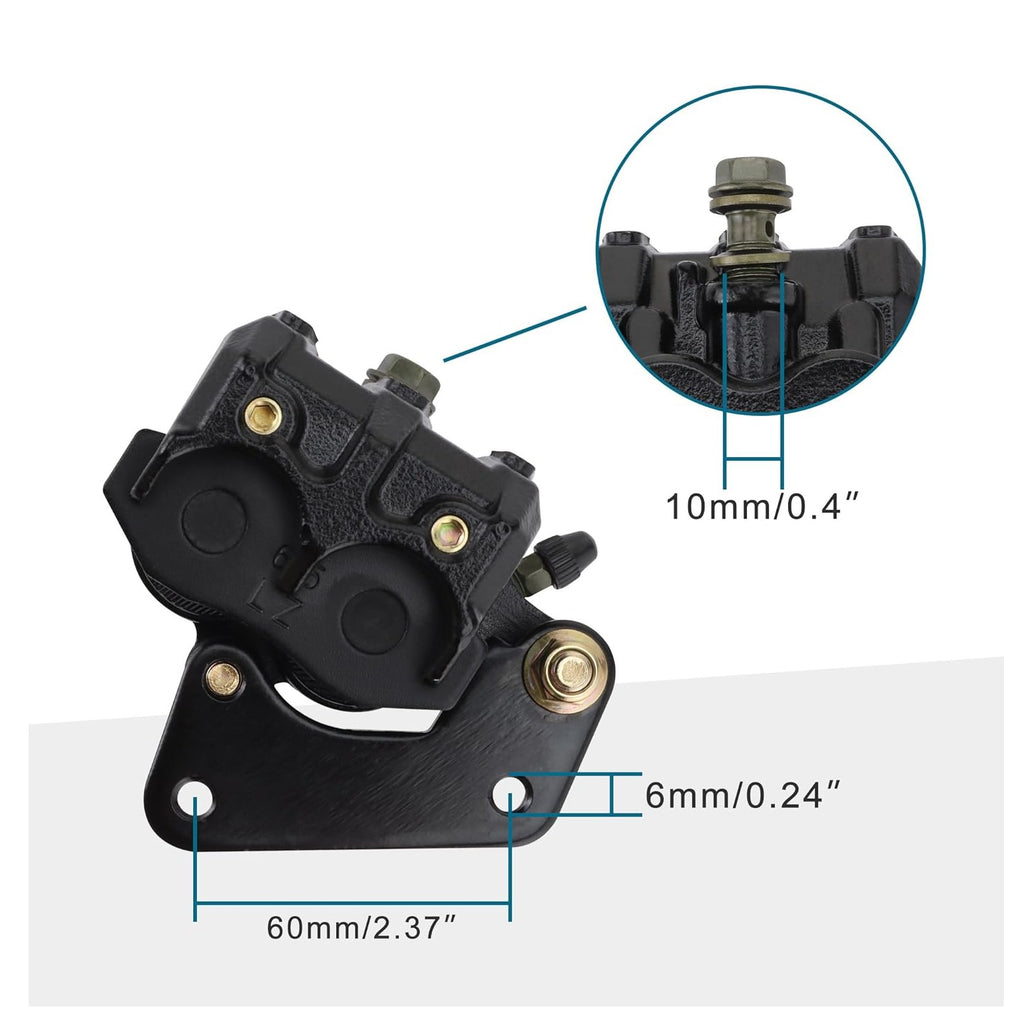 GOOFIT Motorcycle Disc Brake Caliper Brake Replacement for 50cc 70cc 90cc 110cc 125cc 150cc Engine HAOJUE SUZUKI HJ125K-A EN125 Dirt Pit Bike