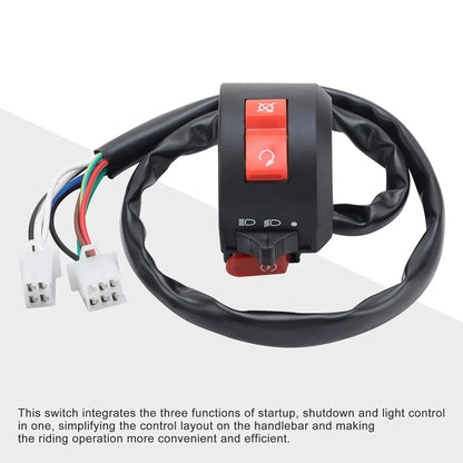 Left Handlebar Switch Assembly for 50cc-150cc ATV, Quad & Scooter | 9-Pin 2-Plug - goofitmoto