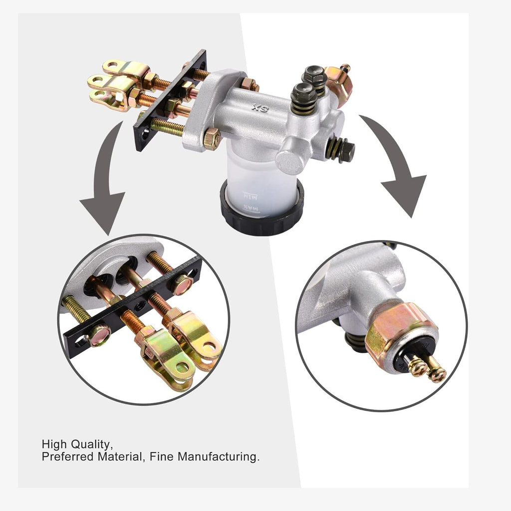 GOOFIT Hydraulic Brake Master Cylinder Replacement for 90cc 110cc 125cc 150cc 200cc 250cc Go Kart Buggy Sunl BMS Roketa Kazuma