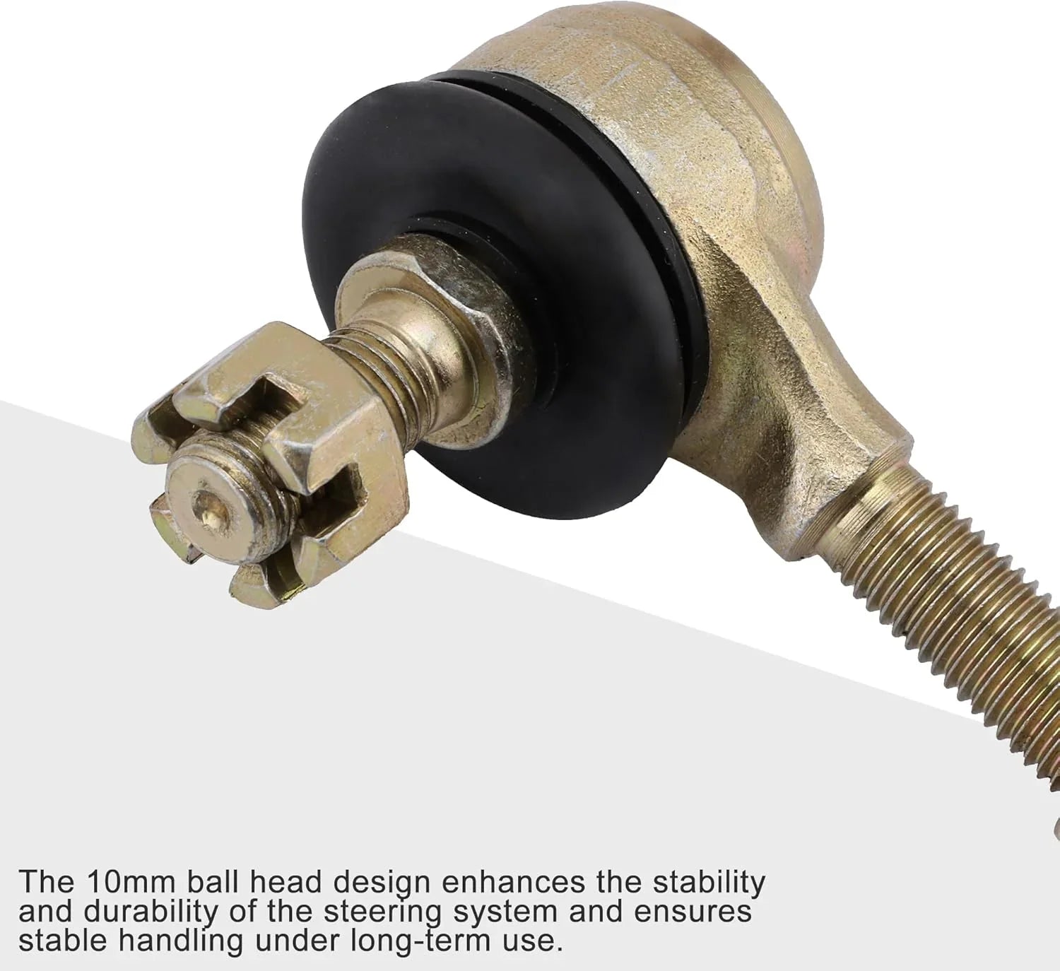10mm Tie Rod End Ball Joint | High-Strength Steel for 50cc-250cc ATV & Quad - goofitmoto