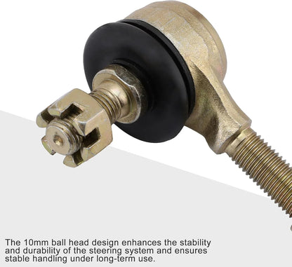 10mm Tie Rod End Ball Joint | High-Strength Steel for 50cc-250cc ATV & Quad - goofitmoto
