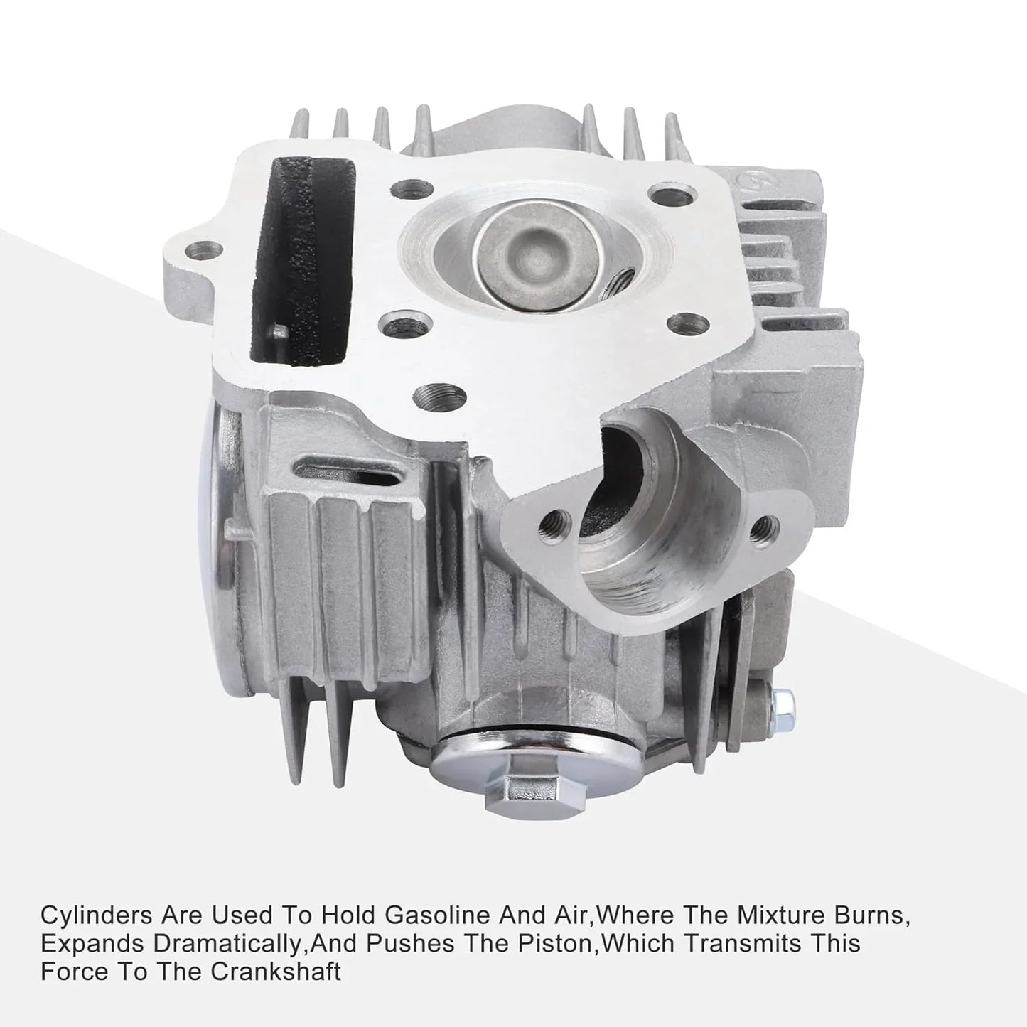 52.4mm Cylinder Head & Piston Rebuild Kit for 4-Stroke 110cc TaoTao ATV Dirt Bike Go Kart - goofitmoto