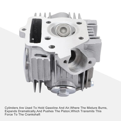 52.4mm Cylinder Head & Piston Rebuild Kit for 4-Stroke 110cc TaoTao ATV Dirt Bike Go Kart - goofitmoto