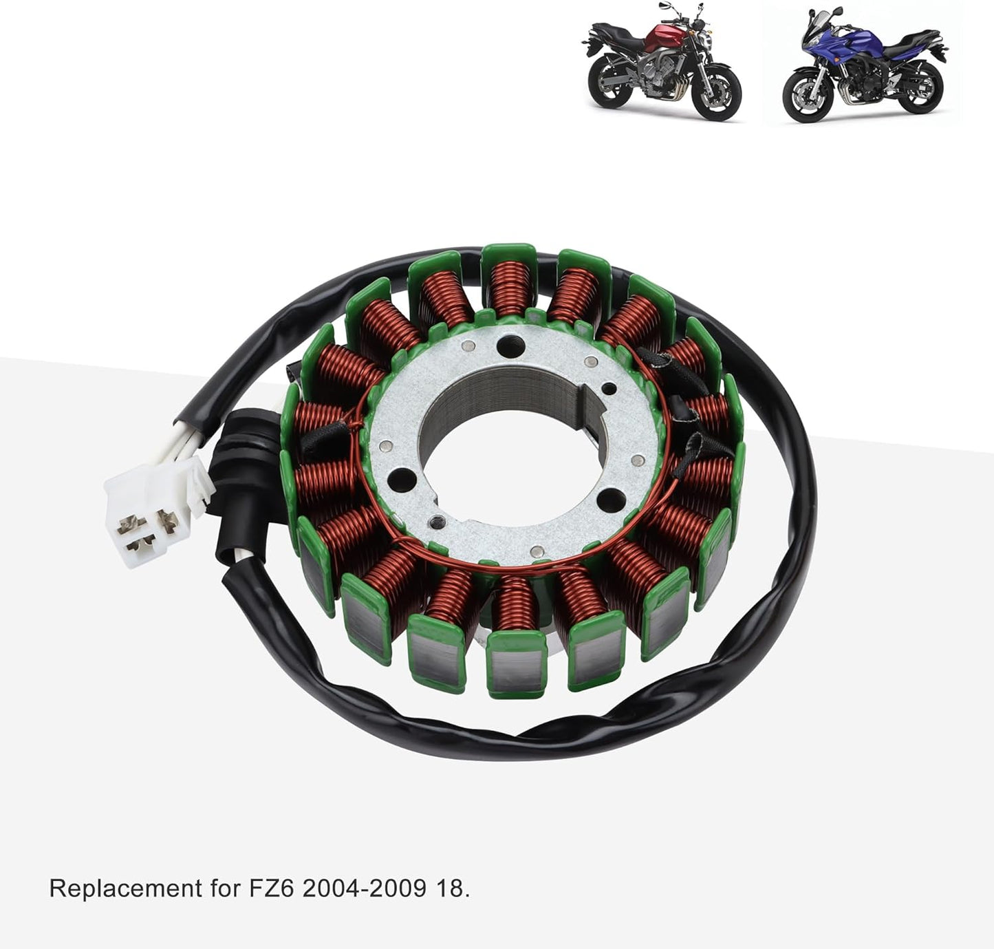 Stator Magneto GOOFIT à 18 Bobines et 3 Fils pour Yamaha FZ6 2004–2009