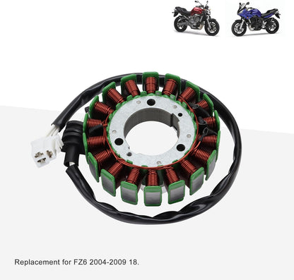 Stator Magneto GOOFIT à 18 Bobines et 3 Fils pour Yamaha FZ6 2004–2009