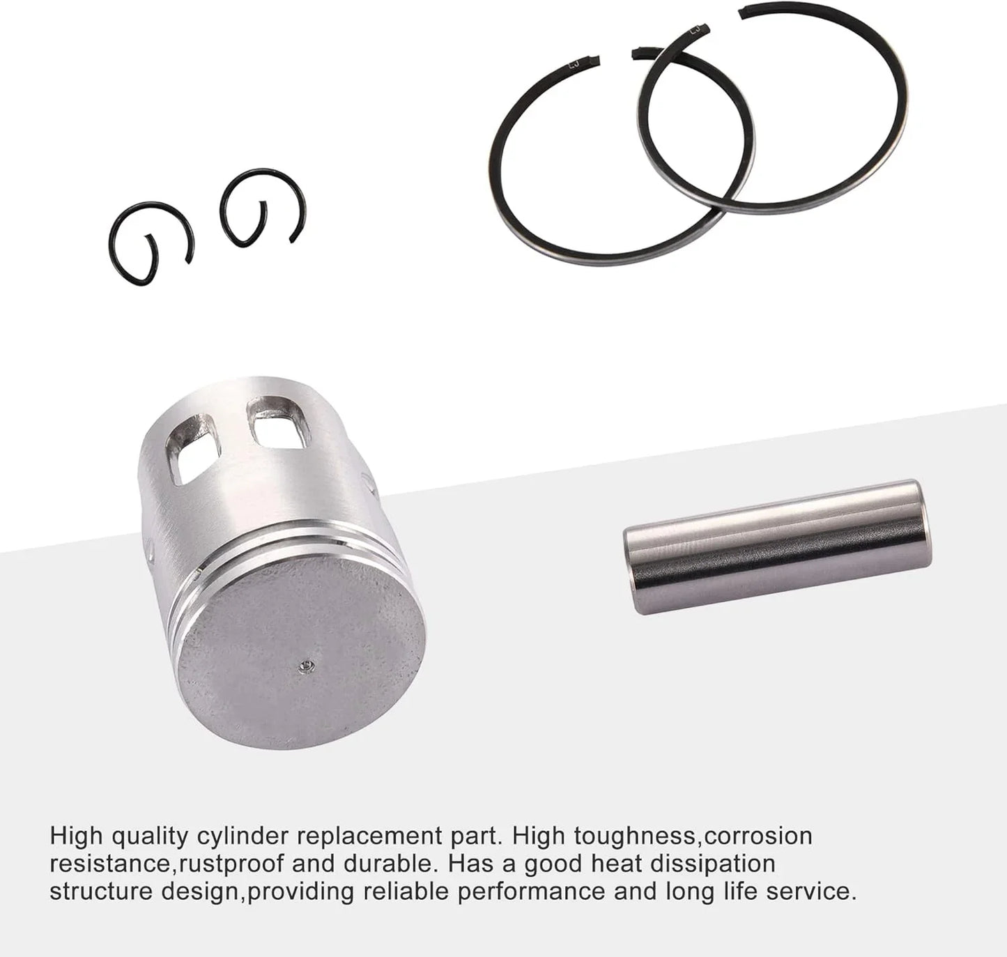 40mm Piston Assembly Kit for 2-Stroke 50cc Jog Scooter Moped - goofitmoto