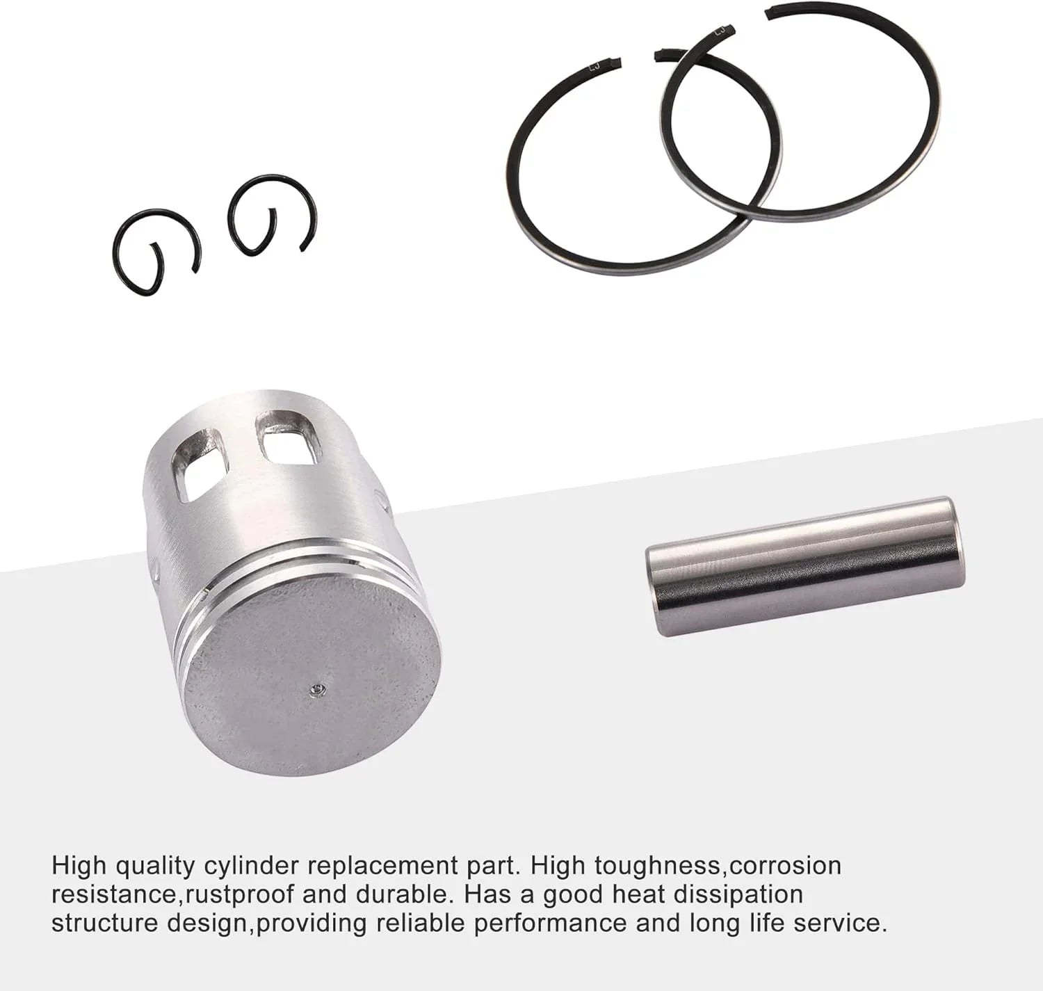 40mm Piston Assembly Kit for 2-Stroke 50cc Jog Scooter Moped - goofitmoto