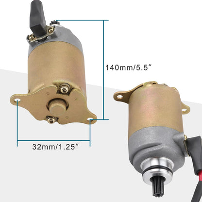 GOOFIT Starter Motor Replacement for GY6 125cc 150cc Chinese Scooters ATV Moped Go Karts Quad 4 Wheelers Taotao Baja