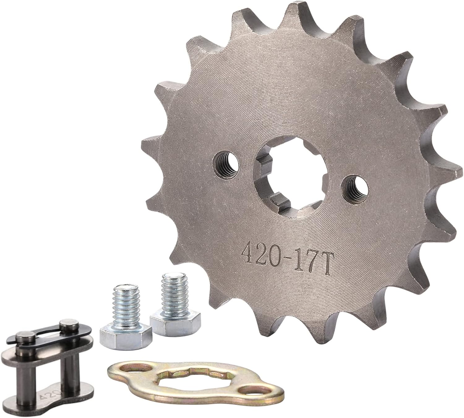 GOOFIT 17mm Sprocket Replacement for 50cc 70cc 90cc 110cc Motorcycle Dirt Bike ATV Quad(420-17T)