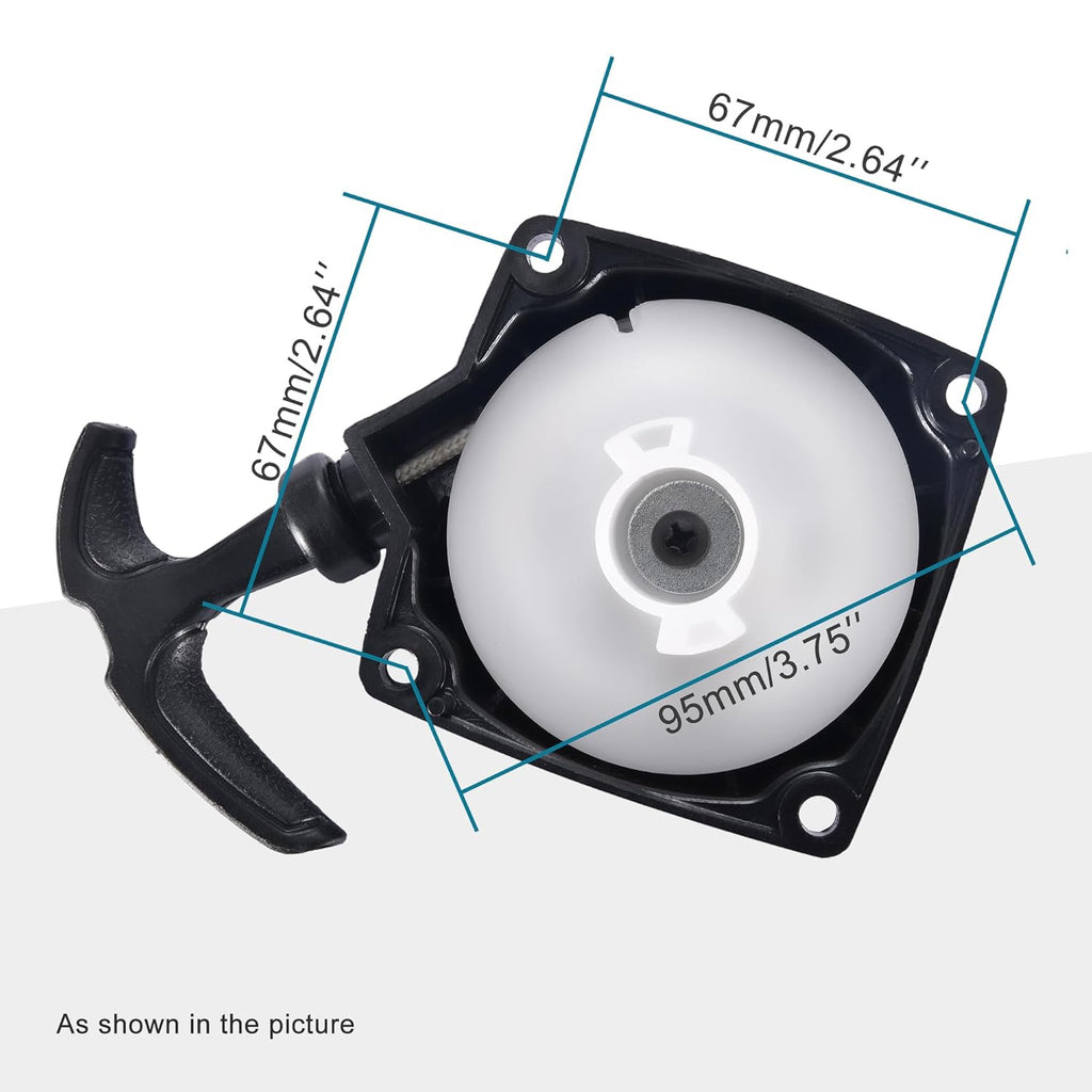 GOOFIT Pull Start Recoil Starter Replacement for 2 Stroke 43cc 47cc 49cc Tanaka Bladez Mini Pocket Bike X1 X2 X8 XTreme Gas Scooters ATV Quad