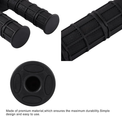 22mm 7/8" Black Handlebar Grips for Mini Pit Dirt Bike Scooter Moped