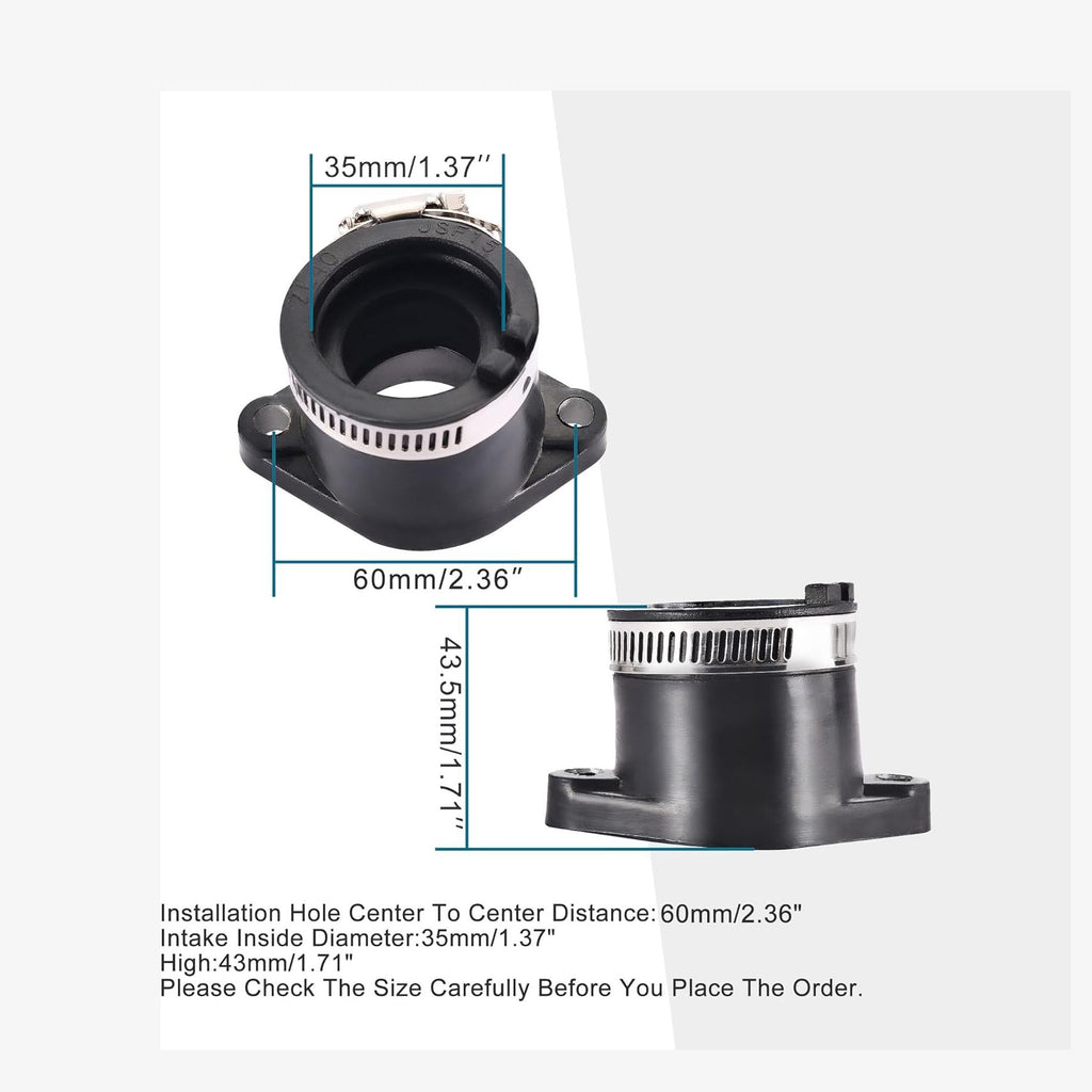 GOOFIT Carburetor 30MM Intake Manifold Replacement for 200cc 250cc 200JS 250JS Jianshe ATV Quad