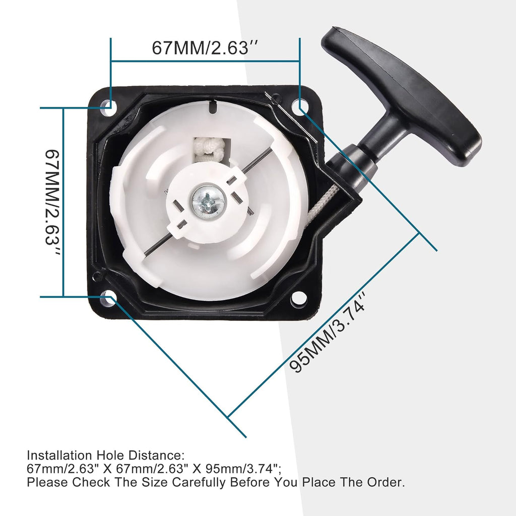 GOOFIT Pull Starter for 2-stroke Engine 33 cc 43cc 47cc 49cc for Small ATVs Quads Dirt Bikes