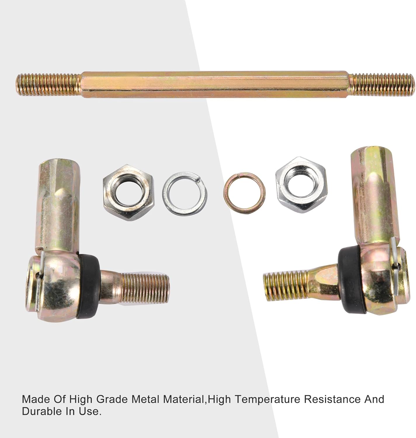 GOOFIT 165mm Tie Rod Assembly Replacement for 50cc 70cc 90cc 110cc 125cc 150cc 200cc 250cc ATV Four Wheeler Quad